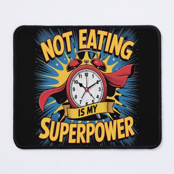 Item preview, Not Eating is my Superpower - Fasting designed and sold by NicolaMail.
