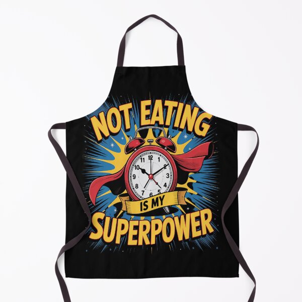 Item preview, Not Eating is my Superpower - Fasting designed and sold by NicolaMail.