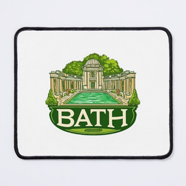 Item preview, Vintage Bath Somerset Georgian Architecture Sticker with Royal Crescent Style designed and sold by Blurbean.