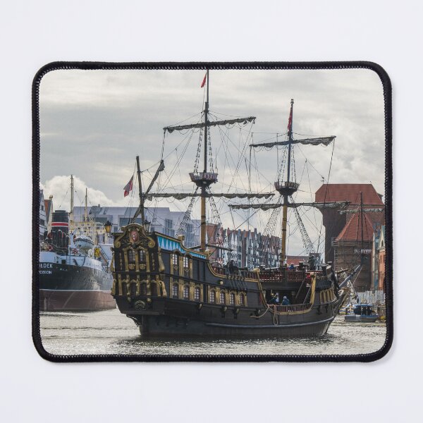 Item preview, View of the Galeon Lew ship replica in Gdansk, Poland designed and sold by WorldScenery.