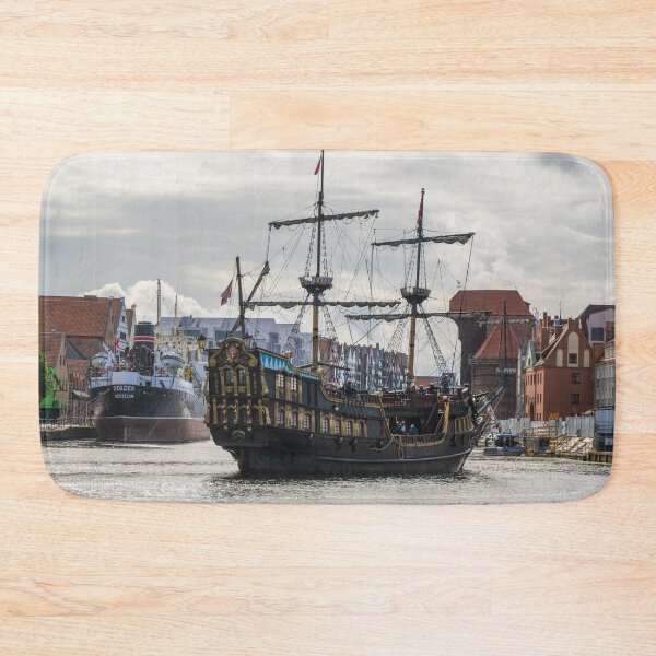 Item preview, View of the Galeon Lew ship replica in Gdansk, Poland designed and sold by WorldScenery.