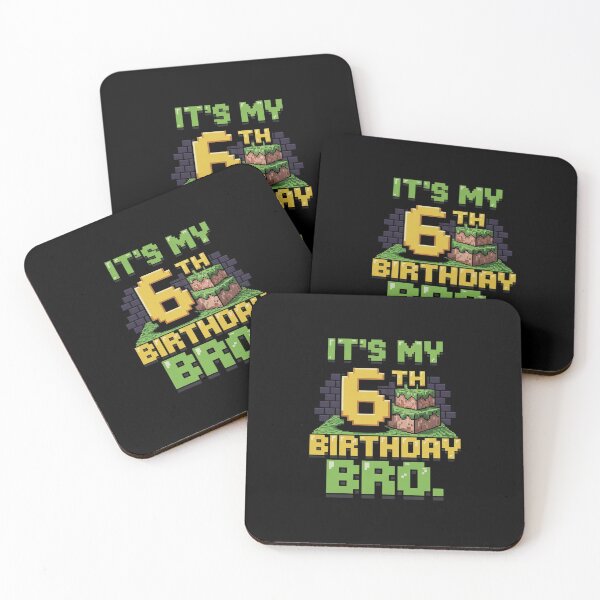 Item preview, Birthday Boy It's My 6th Birthday 6 Year Old Gamer Pixel  designed and sold by DigitaldeligArt.