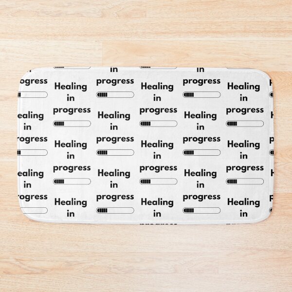Item preview, Healing in Progress – Loading Bar Mental Health Self-Care Design designed and sold by designoorkh.