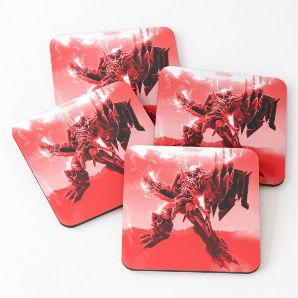 Item preview, wargreymon red blackwhite illustration attack design designed and sold by sabartgunpla.