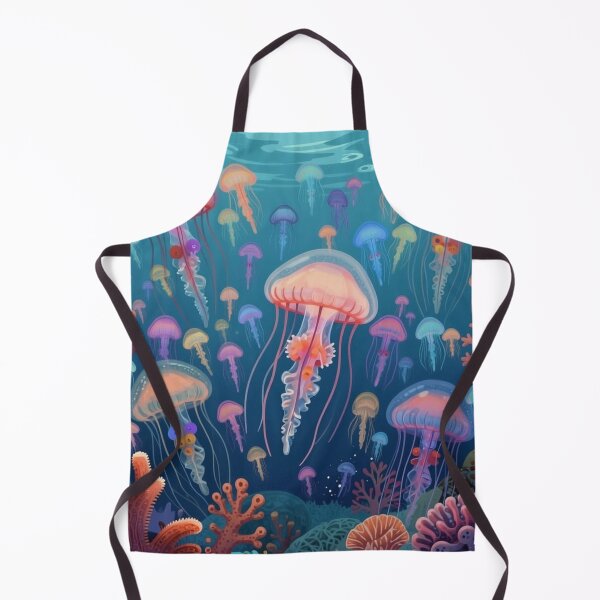 Item preview, Colorful Jellyfish designed and sold by Korral.