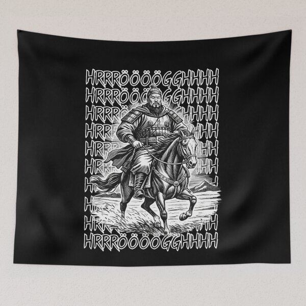 Item preview, Mongolian Warrior Horseman Battle Roar designed and sold by k3rstman1.