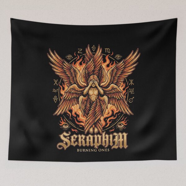 Item preview, Seraphim Burning Ones Celestial Angel Mystic Wings designed and sold by k3rstman1.