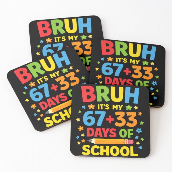 Item preview, Bruh It’s My 67 + 33 Days Of School Funny Math Teacher Design designed and sold by NADIASHOP86.