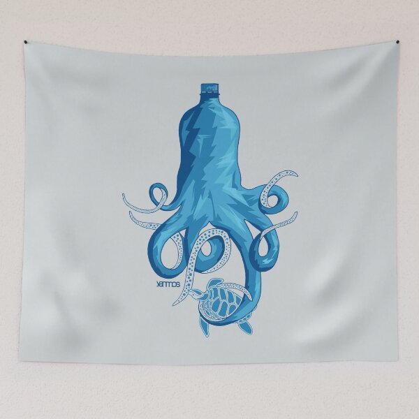 Item preview, Save our seas (plastic pollution) designed and sold by Yanmos.