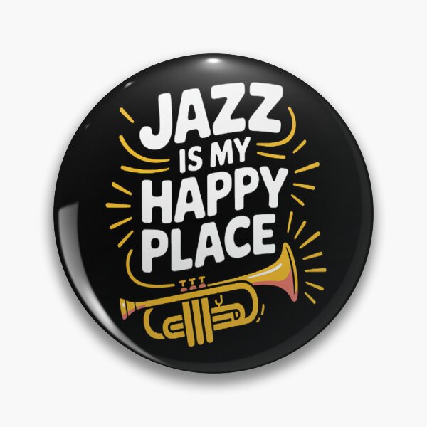 Item preview, Jazz Is My Happy Place - Jazz Station Beatnik designed and sold by TheRetroStyle.