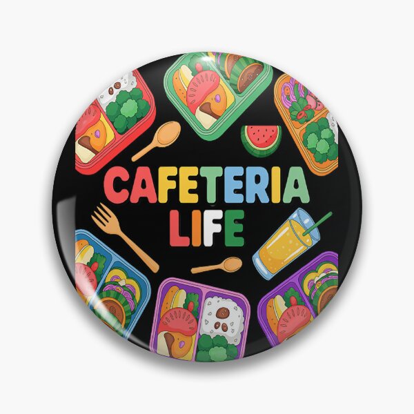 Item preview, School Cafeteria Worker Lunch Lady Food Trays Cafeteria Life designed and sold by NicolaMail.