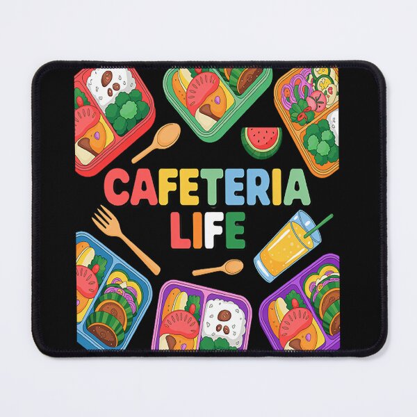 Item preview, School Cafeteria Worker Lunch Lady Food Trays Cafeteria Life designed and sold by NicolaMail.