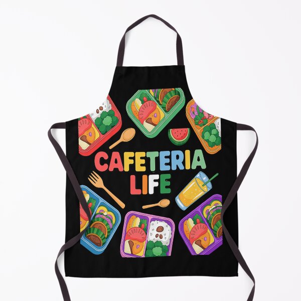 Item preview, School Cafeteria Worker Lunch Lady Food Trays Cafeteria Life designed and sold by NicolaMail.