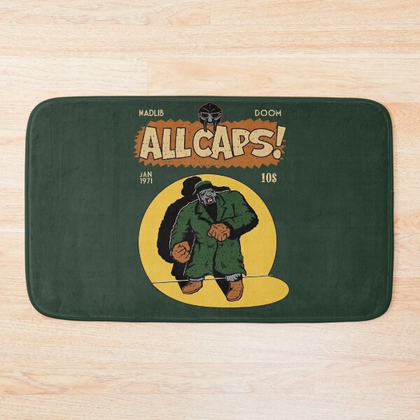 Item preview, ALL CAPS Retro Underground Hip Hop Graphic T-Shirt – Villain Rap Comic Style Tee designed and sold by BelindaVDavis.