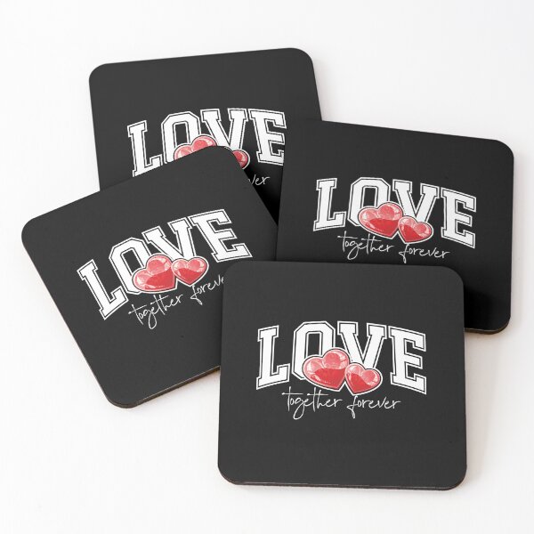 Item preview, Love Together Forever - Perfect Love Typography Gift, W designed and sold by HGstudioDesign.