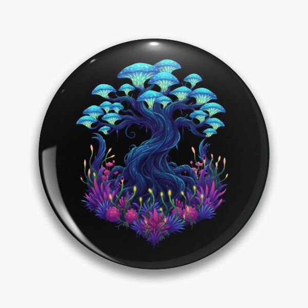 Item preview, Avatar-Inspired Pandora Forest Art – Bioluminescent Fantasy Jungle Nature designed and sold by alllyxispace.