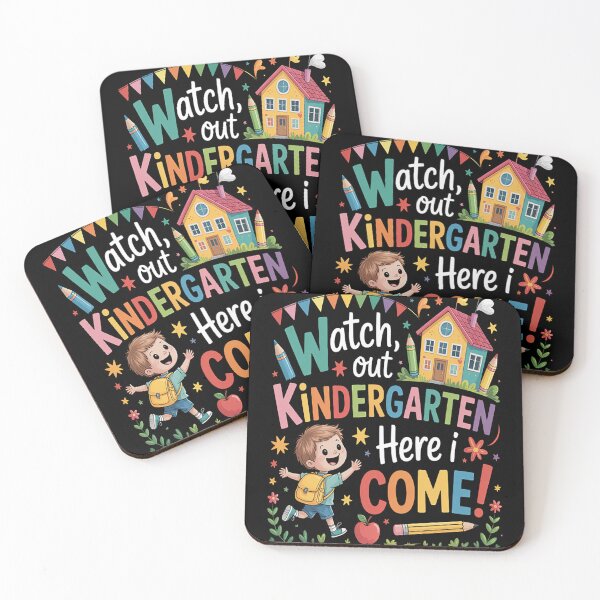 Item preview, Kindergarten Watch Out Here I Come Pencil designed and sold by TheRetroStyle.