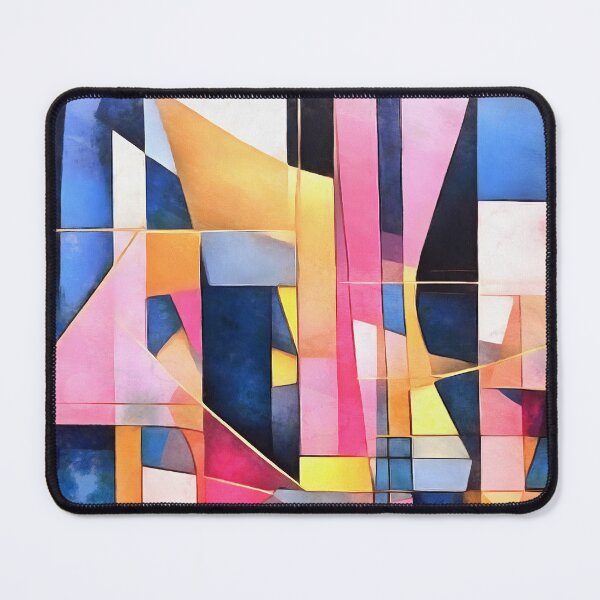 Item preview, Rectangles and Triangles Geometric Abstract designed and sold by taiche.