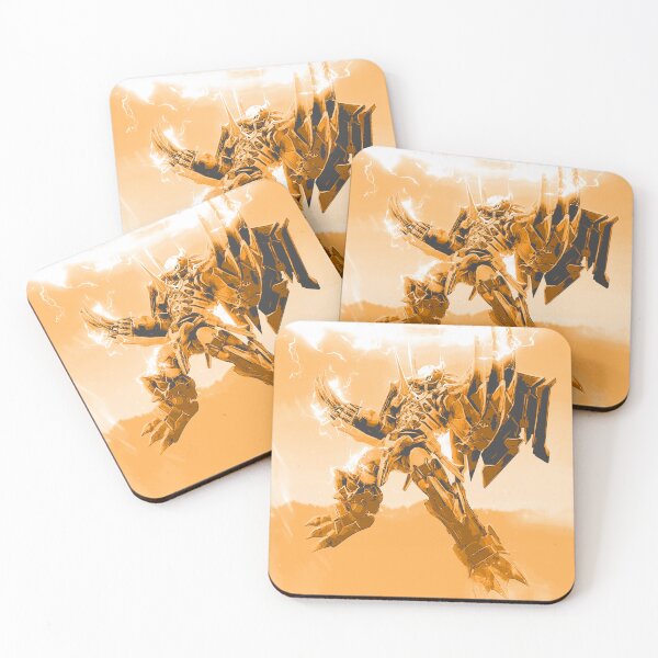 Item preview, wargreymon gold full colour illustration attack design designed and sold by sabartgunpla.