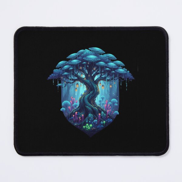 Item preview, Avatar-Inspired Pandora Forest Art – Bioluminescent Fantasy Jungle Nature designed and sold by alllyxispace.