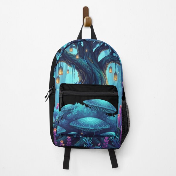 Item preview, Avatar-Inspired Pandora Forest Art – Bioluminescent Fantasy Jungle Nature designed and sold by alllyxispace.