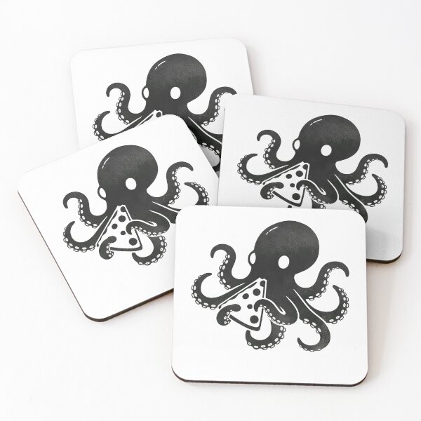 Item preview, Funny Octopus Pizza Slice Marine Life designed and sold by k3rstman1.