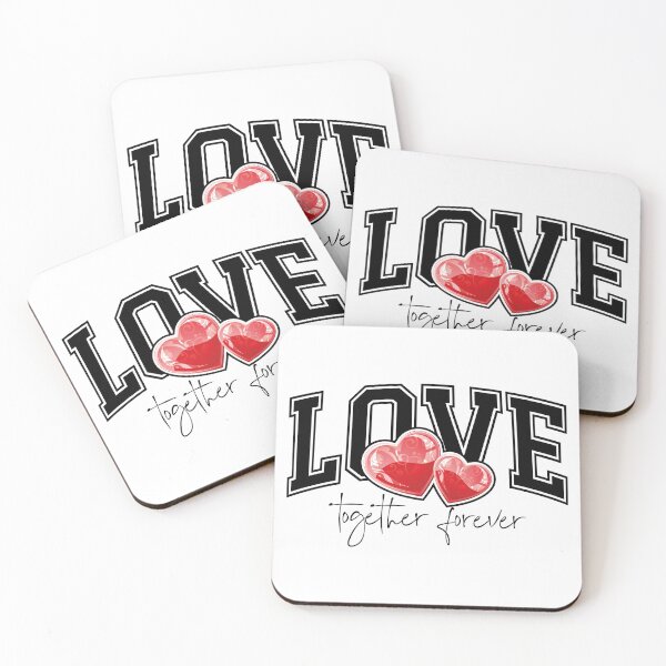Item preview, Love Together Forever - Perfect Love Typography Gift, B designed and sold by HGstudioDesign.