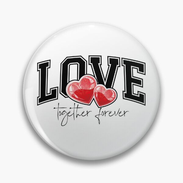Item preview, Love Together Forever - Perfect Love Typography Gift, B designed and sold by HGstudioDesign.