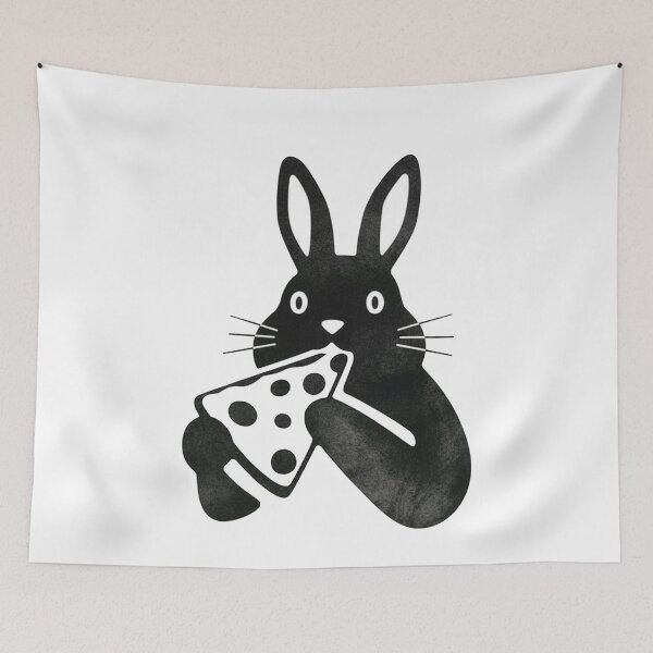 Item preview, Black Rabbit PizzaLover designed and sold by k3rstman1.