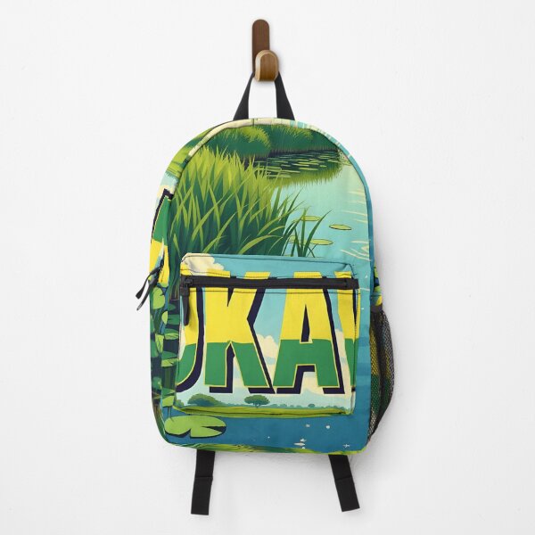 Item preview, Okavango Delta, Botswana: Vintage-Style Painterly Travel Poster designed and sold by LSVart.