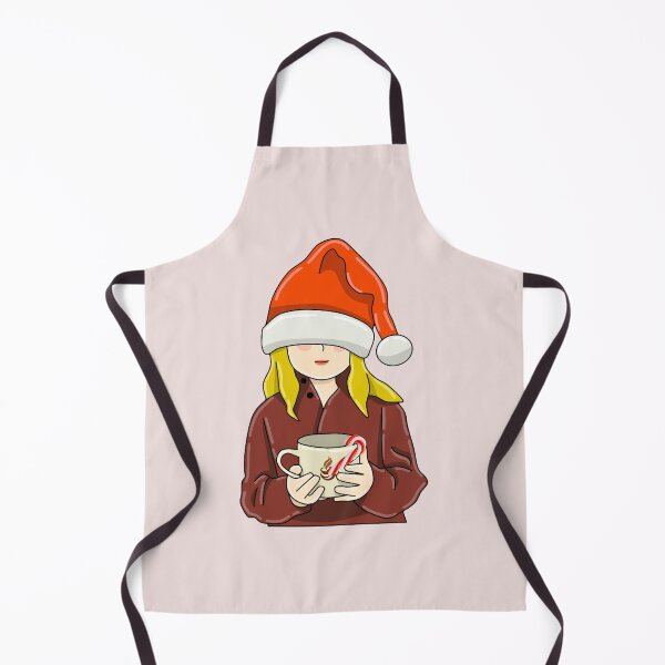 Artikelvorschau, Cozy Christmas Girl with Coffee entworfen und verkauft von ValeriValera.