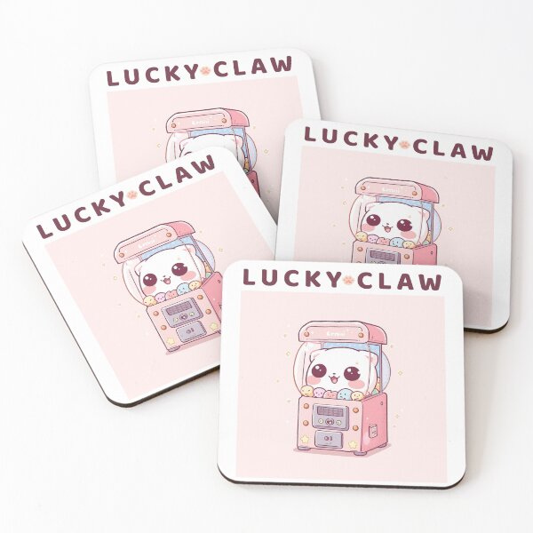 Item preview, Lucky Claw – Cute Kawaii Cat Claw Machine Aesthetic Illustration designed and sold by glowtrendz.