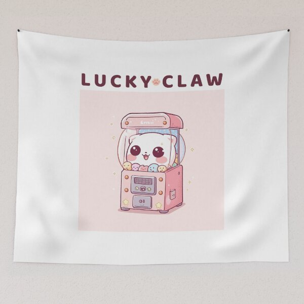 Item preview, Lucky Claw – Cute Kawaii Cat Claw Machine Aesthetic Illustration designed and sold by glowtrendz.