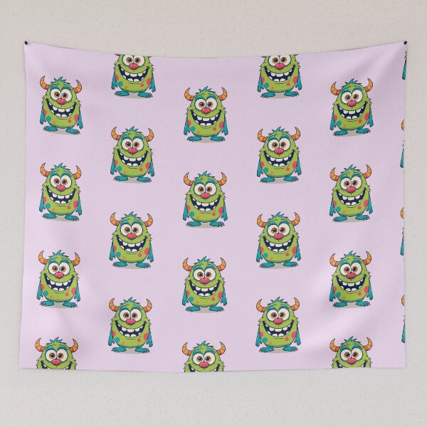 Item preview, A small cheerful animal — a colorful illustration with a monster designed and sold by ValeriValera.