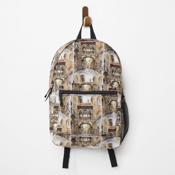 Item preview, Carrer del Bisbe Barcelona Watercolor designed and sold by caracatita75.