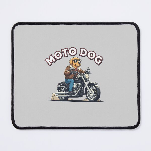 Item preview, ? Moto Dog - Cool Golden Retriever Biker on a Cruiser designed and sold by THE-DAILY-DRIPS.