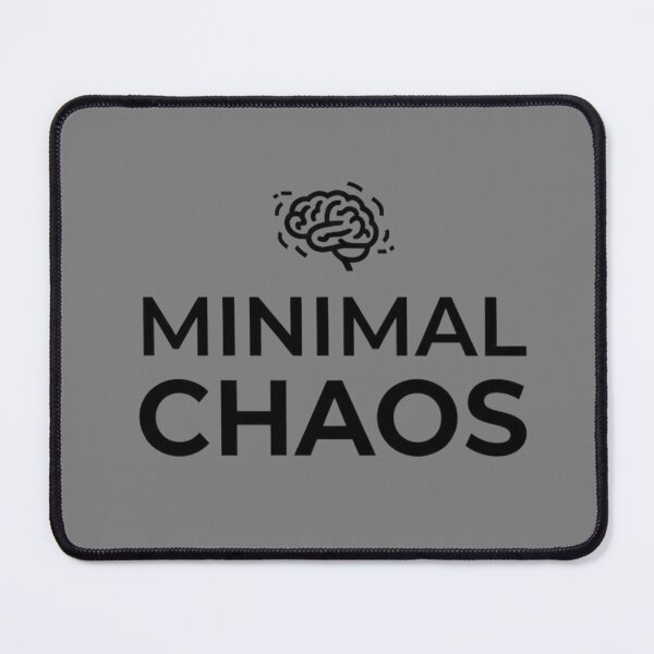 Item preview, Minimal Chaos T-Shirt – Minimalist Mindset Graphic Tee for Thinkers designed and sold by Iunova.