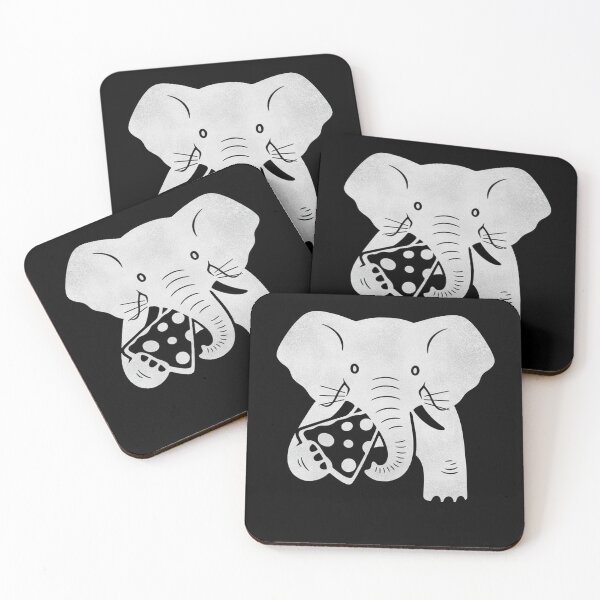 Item preview, Elephant Eating Pizza Slice designed and sold by k3rstman1.