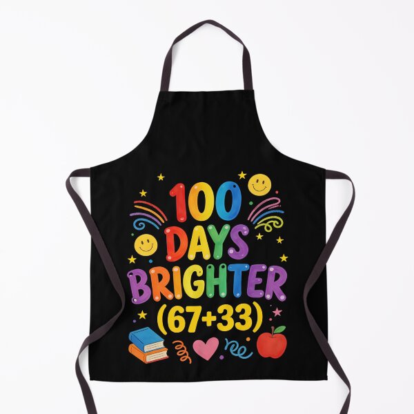 Item preview, Bright 100 Days Brighter Rainbow Theme Happy School Day Teacher Student Quote designed and sold by NADIASHOP86.