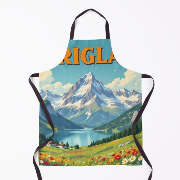 Item preview, Triglav, Slovenia: Vintage-Style Painterly Travel Poster designed and sold by LSVart.