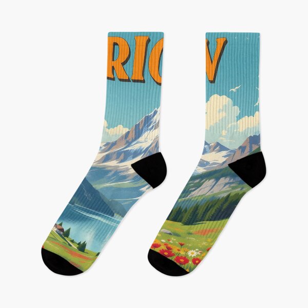 Item preview, Triglav, Slovenia: Vintage-Style Painterly Travel Poster designed and sold by LSVart.