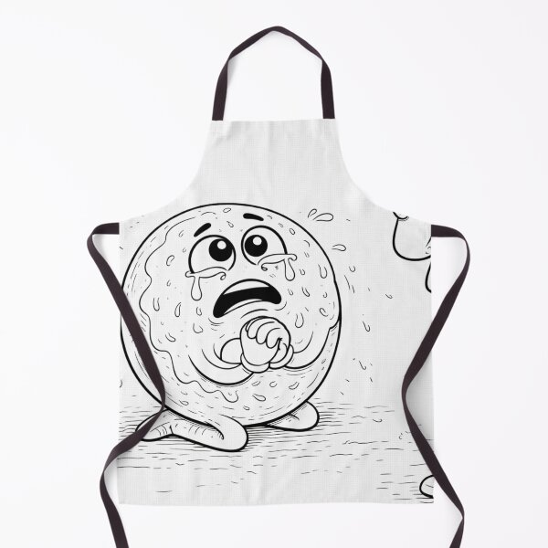 Item preview, Please… Crying Donut – Sad Cute Relatable Doodle designed and sold by ComedyInkFactor.