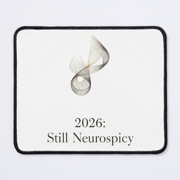 Item preview, 2026: Still Neurospicy - Neurospicy Brain - ADHD Life Motivation designed and sold by YvkafromPoland.