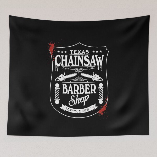 Item preview, Chainsaw Barber Shop designed and sold by Rebelty.