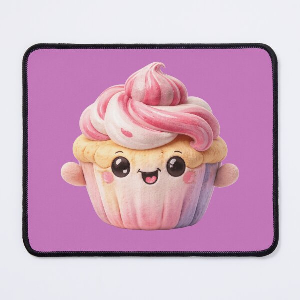 Item preview, Pink kawaii cupcake. designed and sold by elegantpaterns.