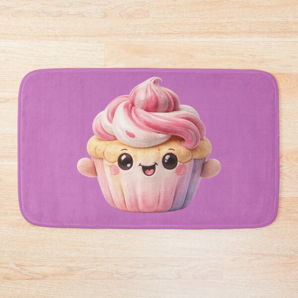 Item preview, Pink kawaii cupcake. designed and sold by elegantpaterns.