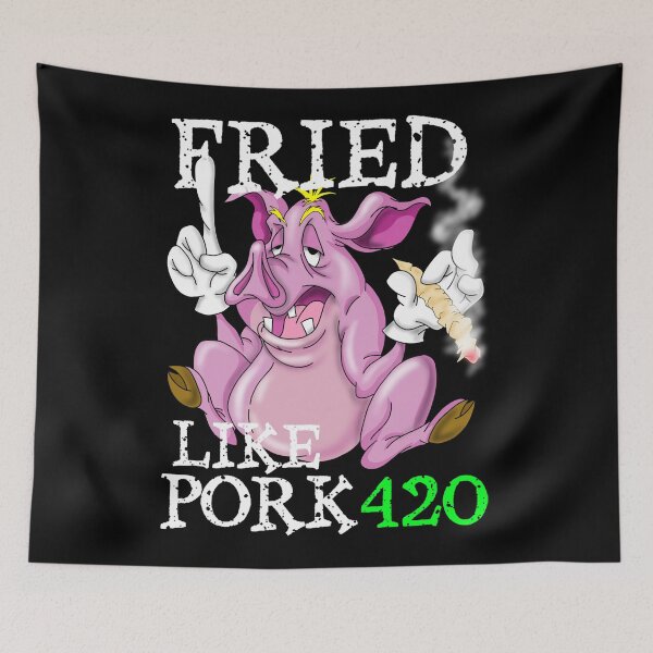 Item preview, Fried Like Pork 420 designed and sold by TheEndDesign.
