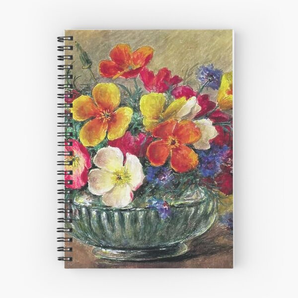 Artikelvorschau, Kapuzinerkresse und Kornblumen entworfen und verkauft von tomorrowsart.