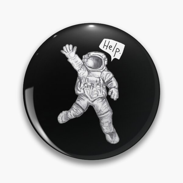 Item preview, Astronaut Help Daily Doodle Design designed and sold by kostivikj77.