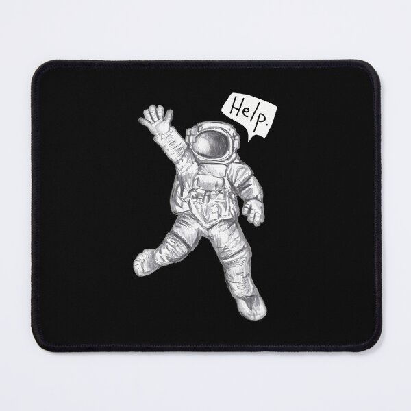 Item preview, Astronaut Help Daily Doodle Design designed and sold by kostivikj77.